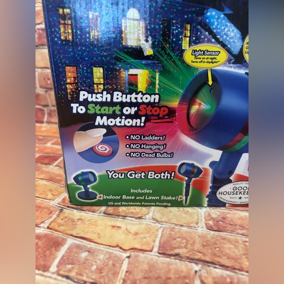 Star Shower Motion Laser Light - Red and Green-NEW - Picture 3 of 3